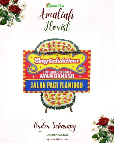 Bunga Papan Congratulation di Ampel
